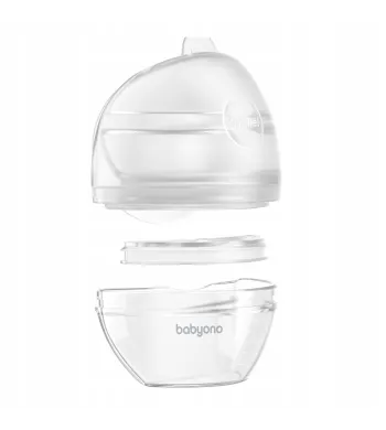 Laktator Babyono Milk Me muszlowy kolektor bez użycia rąk 60 ml