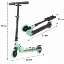 HyperMotion Hulajnoga dwukołowa dla dzieci 3-8 lat WILLY SC MINT