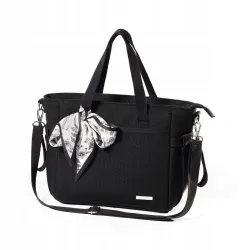 TORBA DLA MAMY SPACEROWA ORGANIZER DO WÓZKA Czarna CARMEN Babyono 1571/01