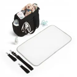 TORBA DLA MAMY SPACEROWA ORGANIZER DO WÓZKA Czarna CARMEN Babyono 1571/01