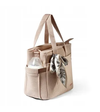 TORBA DLA MAMY SPACEROWA ORGANIZER DO WÓZKA beżowa CARMEN Babyono 1571/02