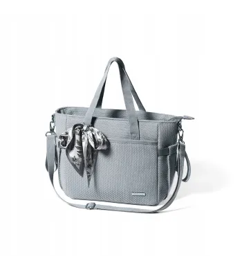 TORBA DLA MAMY SPACEROWA ORGANIZER DO WÓZKA Szara CARMEN Babyono 1571/03