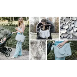 TORBA DLA MAMY SPACEROWA ORGANIZER DO WÓZKA Szara CARMEN Babyono 1571/03