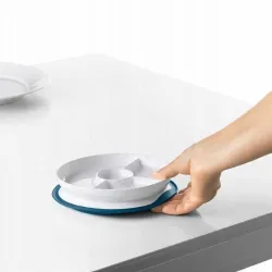 OXO Talerzyk dzielony z silikonową przyssawką Navy OXO Talerzyk dzielony z silikonową przyssawką Navy