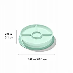 OXO Talerzyk dzielony z silikonową przyssawką Opal