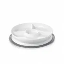 OXO Talerzyk dzielony z silikonową przyssawką Grey