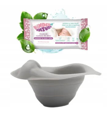 pote wkład silikonowy na nocnik szary + chusteczki