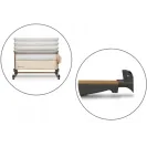 Łóżeczko dostawne Lionelo Leonie Beige Sand 3w1