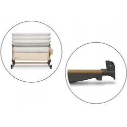 Łóżeczko dostawne Lionelo Leonie Beige Sand 3w1 Łóżeczko dostawne Lionelo Leonie Beige Sand 3w1