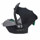 Fotelik samochodowy Avionaut Cosmo Smart 0-13 kg szary + baza Dock 2
