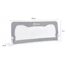 Barierka BRAMKA ZABEZPIECZAJĄCA do łóżka WYSOKA 150x66cm BEŻ Lionelo Grey Melange