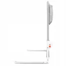 Barierka BRAMKA ZABEZPIECZAJĄCA do łóżka WYSOKA 150x66cm BEŻ Lionelo Grey Melange