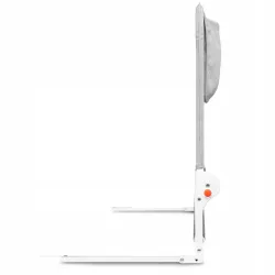Barierka BRAMKA ZABEZPIECZAJĄCA do łóżka WYSOKA 150x66cm BEŻ Lionelo Grey Melange