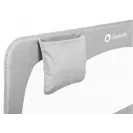 Barierka BRAMKA ZABEZPIECZAJĄCA do łóżka WYSOKA 150x66cm BEŻ Lionelo Grey Melange