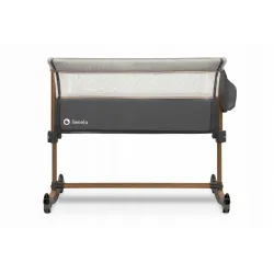 Łóżeczko dostawne LIONELO Leonie Grey Stone z materacem i torbą Łóżeczko dostawne LIONELO Leonie Grey Stone z materacem i torbą