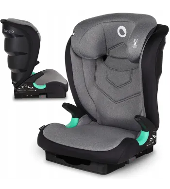 Lionelo Neal i-Size fotelik samochodowy 15-36 kg Grey Stone