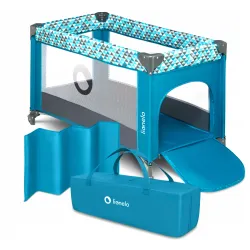 Łóżeczko turystyczne, kojec +TORBA Lionelo Stefi turkus Łóżeczko turystyczne, kojec +TORBA Lionelo Stefi turkus