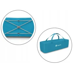 Łóżeczko turystyczne, kojec +TORBA Lionelo Stefi turkus Łóżeczko turystyczne, kojec +TORBA Lionelo Stefi turkus