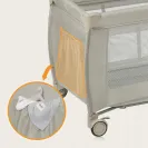 Lionelo łóżeczko turystyczne Stefi Plus Beige Cappucino