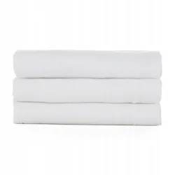 Zestaw pieluszek z muślinu bambusowego 3 szt Moussy biały 68x68 cm