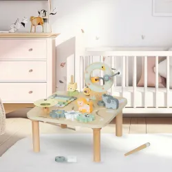 DREWNIANY STOLIK EDUKACYJNY MUZYCZNY GREEN MAM156