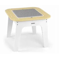 Milly Mally Zestaw mebli Olaf Blocks - Stolik i dwa krzesełka White