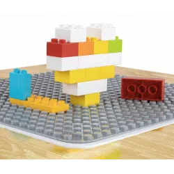 Milly Mally Zestaw mebli Olaf Blocks - Stolik i dwa krzesełka White