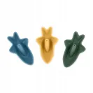 Petite&Mars Sharks - silikonowe zabawki do kąpieli  3szt