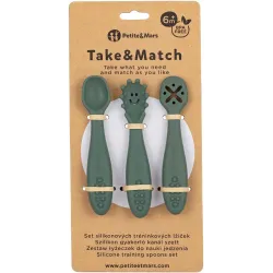 petite zes. łyż 3szt Misty Green