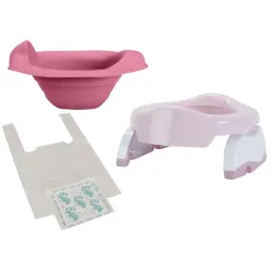 Nakładka na sedes / nocnik turystyczny Potette Plus różowy