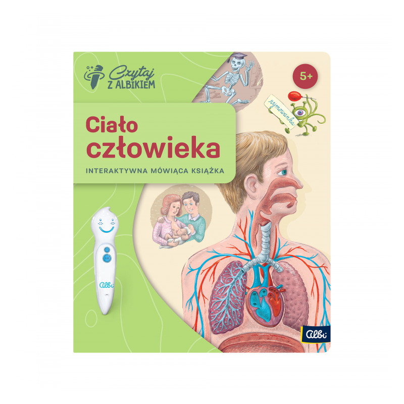 Czytaj z Albikiem.  Książka Ludzkie ciało P56