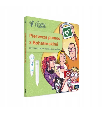 Czytaj z Albikiem.  Książka Pierwsza Pomoc