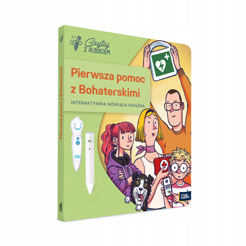 Czytaj z Albikiem.  Książka Pierwsza Pomoc