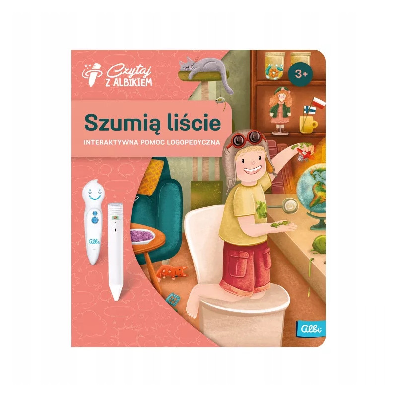 ALBIK Czytaj z Albikiem książka logopedyczna SZUMIĄ LIŚCIE