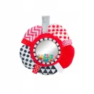 CANPOL Zawieszka SPIRALA Zigzag czerwono-szara 68/063