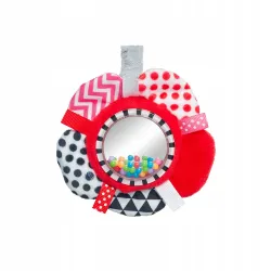 CANPOL Zawieszka SPIRALA Zigzag czerwono-szara 68/063