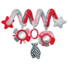 CANPOL Zawieszka SPIRALA Zigzag czerwono-szara 68/063