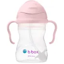 B.BOX BIDON KUBEK Z OBCIĄŻONĄ SŁOMKĄ RURKĄ DLA DZIECI 240ml blush