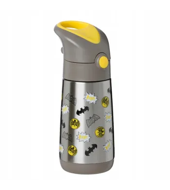 B.BOX  BIDON TERMICZNY ZE SŁOMKĄ TERMOS 350 ML Batman