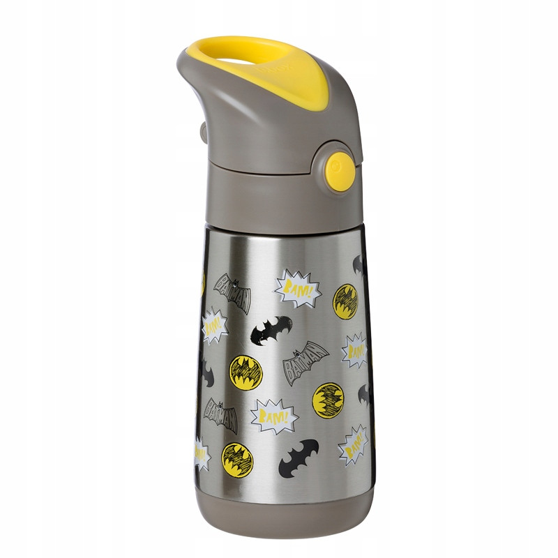 B.BOX  BIDON TERMICZNY ZE SŁOMKĄ TERMOS 350 ML Batman