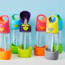 B.BOX BIDON BUTELKA TRITANOWA DO PICIA ZE SŁOMKĄ  450ML Emerald Forest