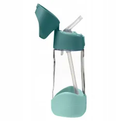 B.BOX BIDON BUTELKA TRITANOWA DO PICIA ZE SŁOMKĄ  450ML Emerald Forest