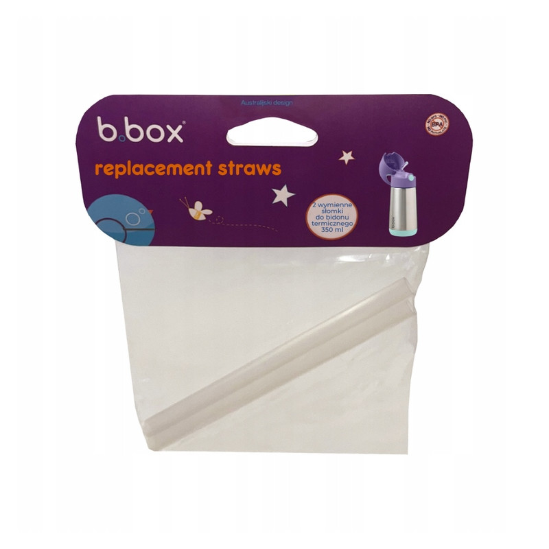 Zestaw słomek RUREK do bidonu termicznego 350ml 2 szt b.box