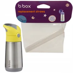 Zestaw słomek RUREK do bidonu termicznego 350ml 2 szt b.box