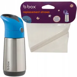 Zestaw słomek RUREK do bidonu termicznego 350ml 2 szt b.box