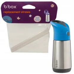 Zestaw słomek RUREK do bidonu termicznego 350ml 2 szt b.box