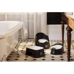 Baby Bjorn nocnik dziecięcy Smart, wyjmowana wkładka Black/White