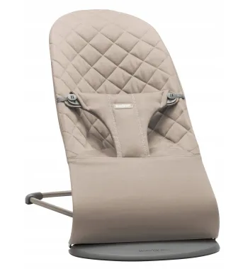BabyBjorn Bliss Woven Leżaczek Piaskowy szary Sand Grey