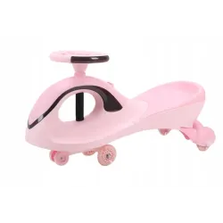 Baby mix JEŹDZIK GRAWITACYJNY G-Force LED koła + melodie PINK