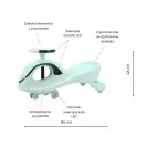 Baby mix JEŹDZIK GRAWITACYJNY G-Force LED koła + melodie  Zielony